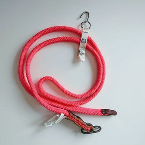 AEO Skinny Neon Pink Braided Belt XS/S NWT